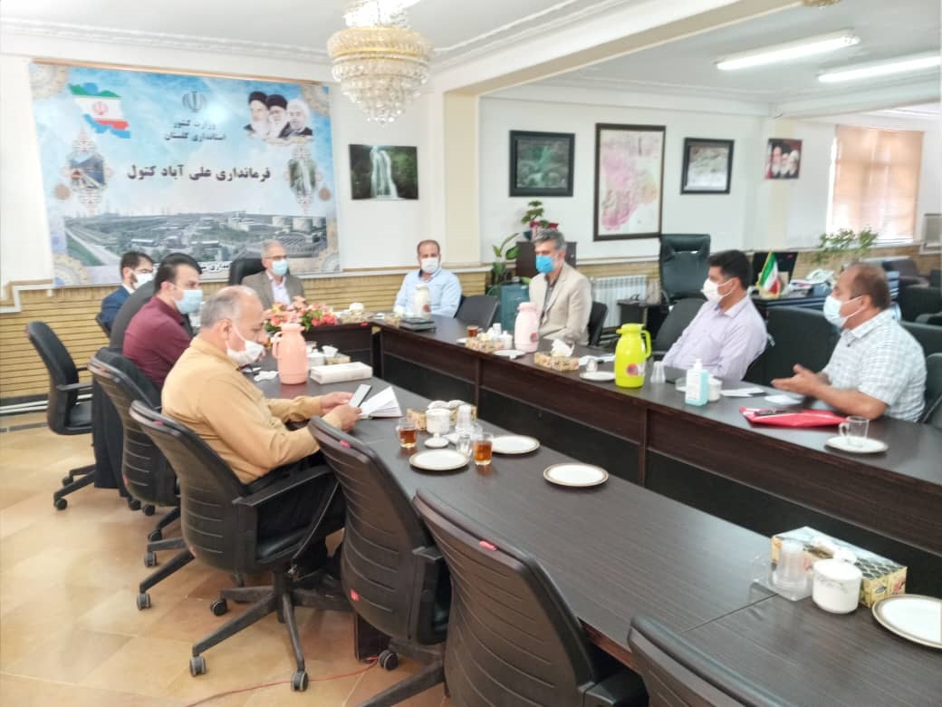 جلسه فوق العاده بررسی مشکلات کم آبی در علی آباد کتول
