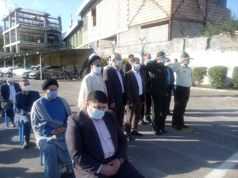 برگزاری مراسم صبحگاه مشترک نیروهای نظامی و انتظامی شهرستان علی آباد کتول
