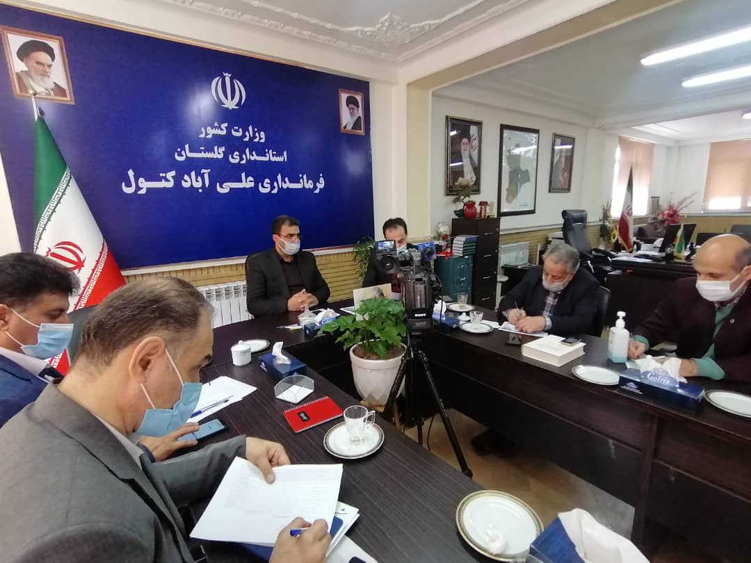 نشست خبری فرمانداری و روسای ادارات علی آباد کتول 